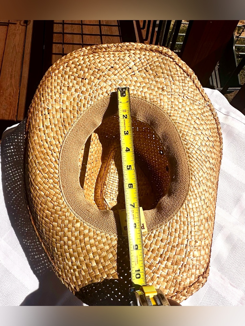 Panama Jack Coastal Cowgirl Bohemian 100% Straw Hat w/Decorative Cowrie Shells - Picture 10 of 11